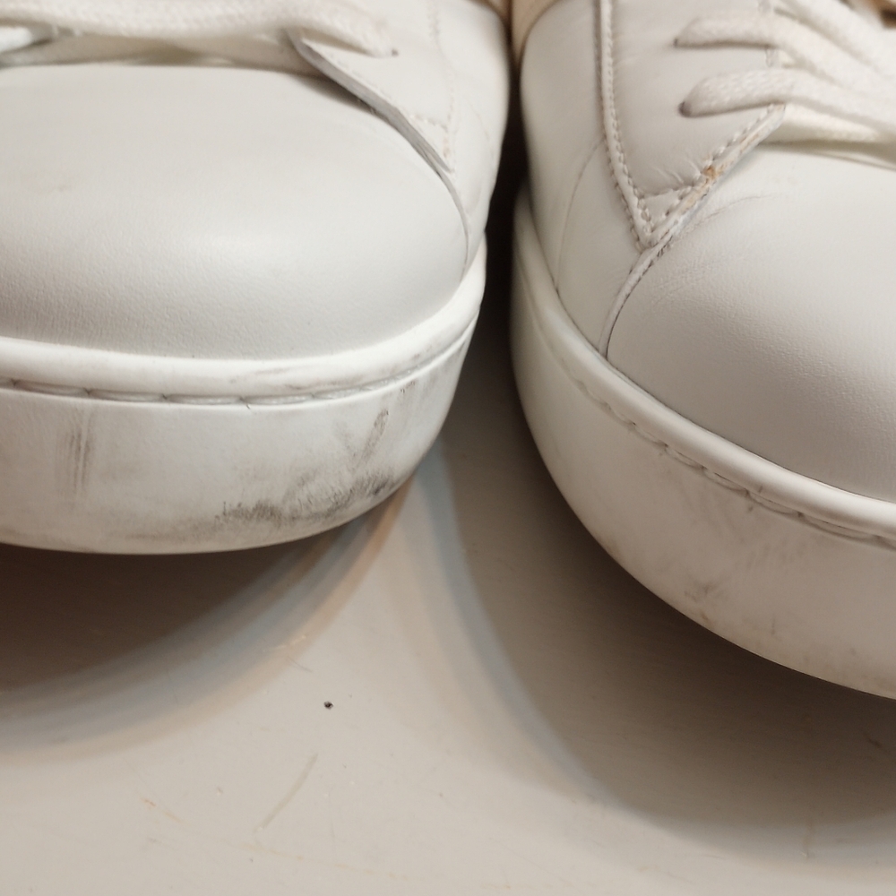 Gucci Ace Stripe Men's Classic Leather Sneakers - Picture 5 of 15